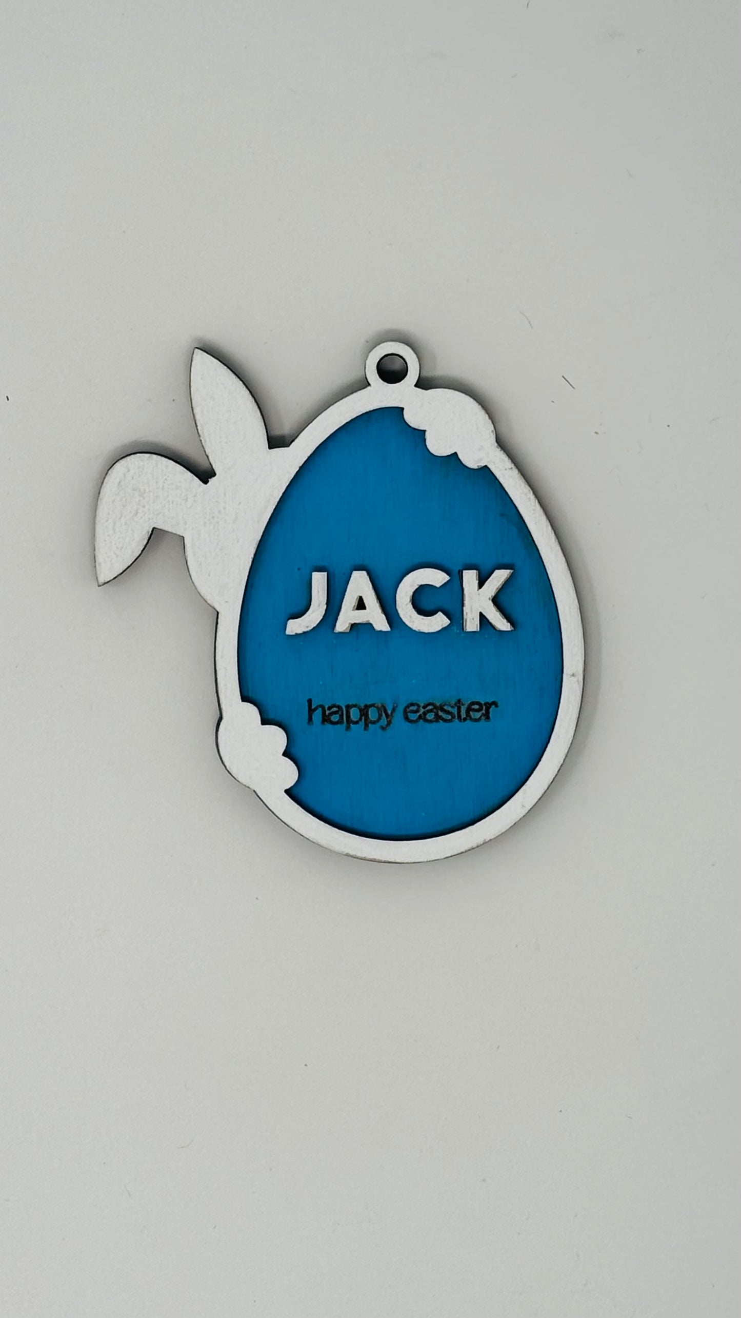 Easter basket tag