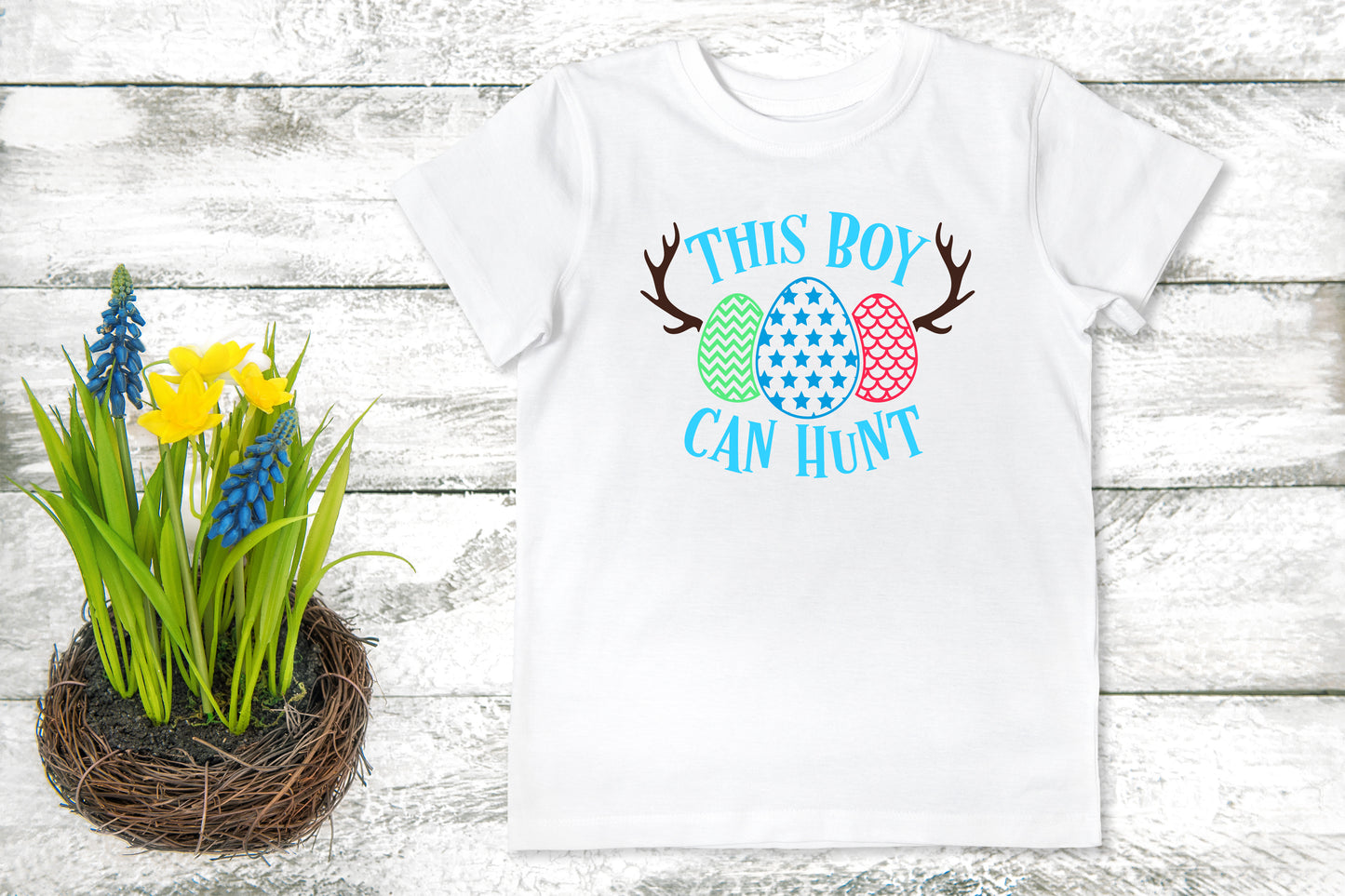 This Boy Can Hunt Short Sleeved T-Shirt