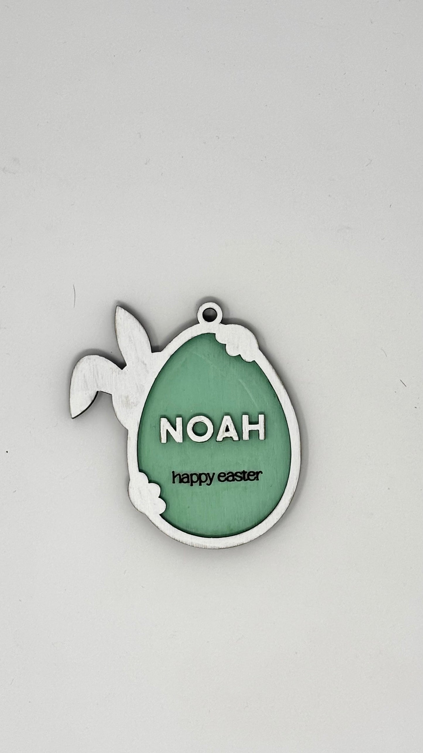 Easter basket tag
